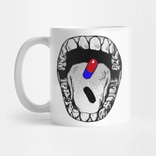 akira pill mouth Mug